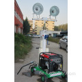 Tragbarer Hochmast-Beleuchtungsturmgenerator mit 4 * 1000W LED-Licht FZM-1000B